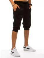 Pánské černé teplákové šortky Dstreet model 21963428 - FashionStreet