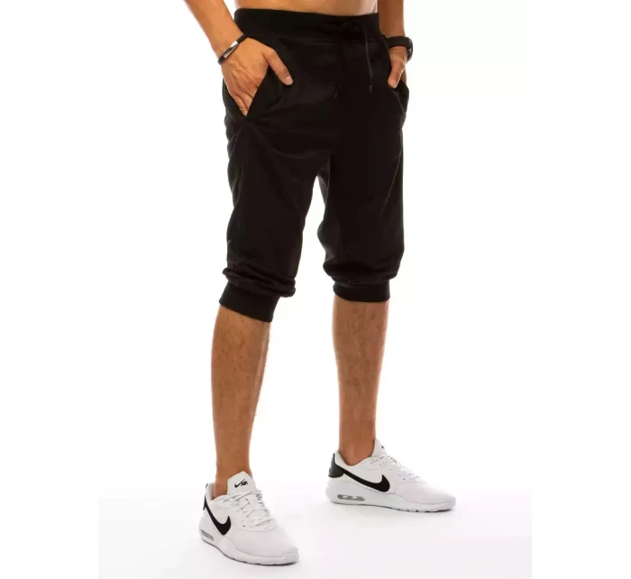 Pánské černé teplákové šortky Dstreet model 21963428 - FashionStreet