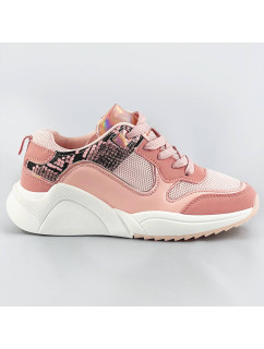 Ružové dámske športové topánky (6348)