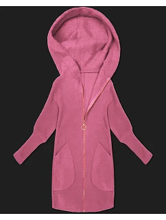 bunda s kapucí, špinavě růžová model 22395550 - MADE IN ITALY