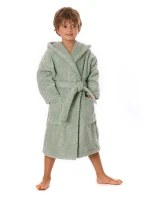 detský župan Athena s kapucňou 9116 Baby Olive