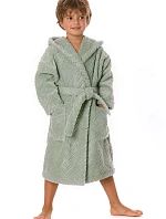 detský župan Athena s kapucňou 9116 Baby Olive