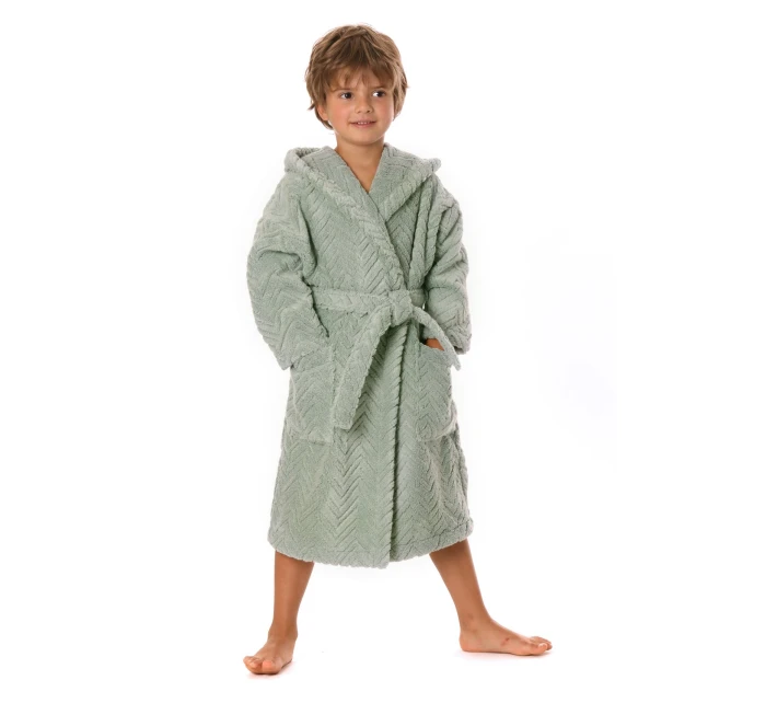 detský župan Athena s kapucňou 9116 Baby Olive