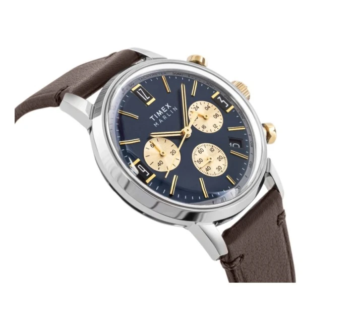 Pánske hodinky TIMEX Marlin® Chronograph Tachymeter TW2W60400 + BOX Pánske hodinky TIMEX Marlin® Chronograph Tachymeter TW2W60400 + BOX