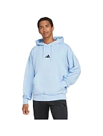 Pánska mikina adidas Essentials Feelcozy Hoodie blue IN6064 pánske oblečenie