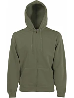 Classic Hooded Sweat Jacket Mikina s kapucí model 22534316 classic olive - Fruit of the Loom Classic Hooded Sweat Jacket Mikina s kapucí model 22534316 classic olive - Fruit of the Loom