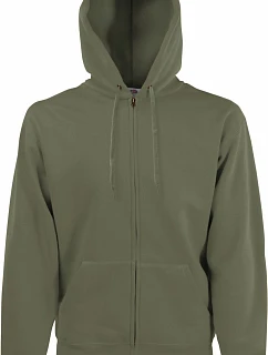 Fruit of the Loom Classic Hooded Sweat Jacket Mikina s kapucňou 16.2062 classic olive
