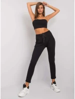 Spodnie dresowe RV DR model 21126985 czarny - FPrice Spodnie dresowe RV DR model 21126985 czarny - FPrice