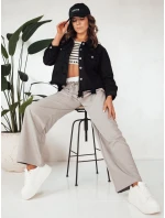 Dámská oversize džínová bunda černá Dstreet model 21972725 - FashionStreet
