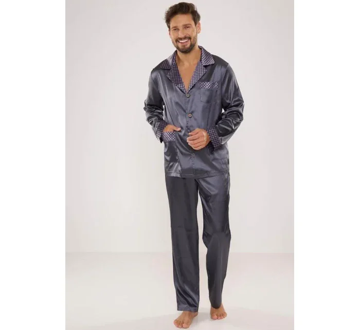 Pánské saténové pyžamo model 11329360 - De Lafense
