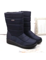 Dámske vysoké snehové topánky W EVE436B navy blue - Novinky Dámske vysoké snehové topánky W EVE436B navy blue - Novinky