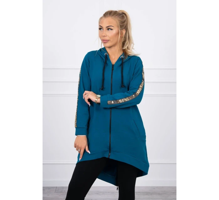 Mikina se zipem na zádech Marine