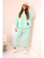 Súprava nových teplákov Punto light mint