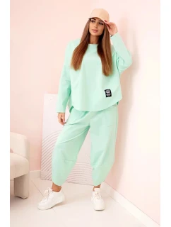 Súprava nových teplákov Punto light mint