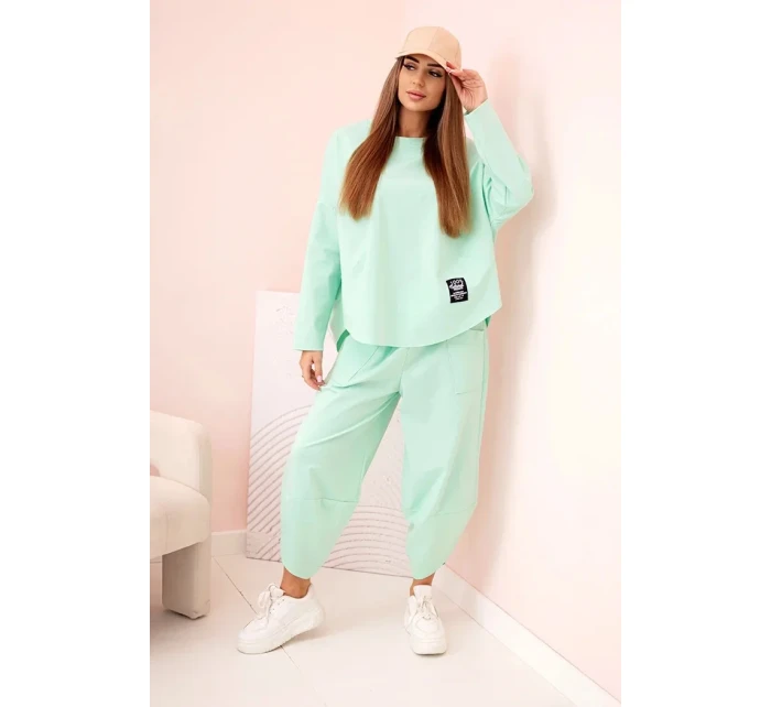 Súprava nových teplákov Punto light mint