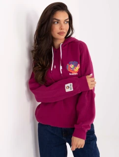 Mikina D10600BK02784A fuchsiová