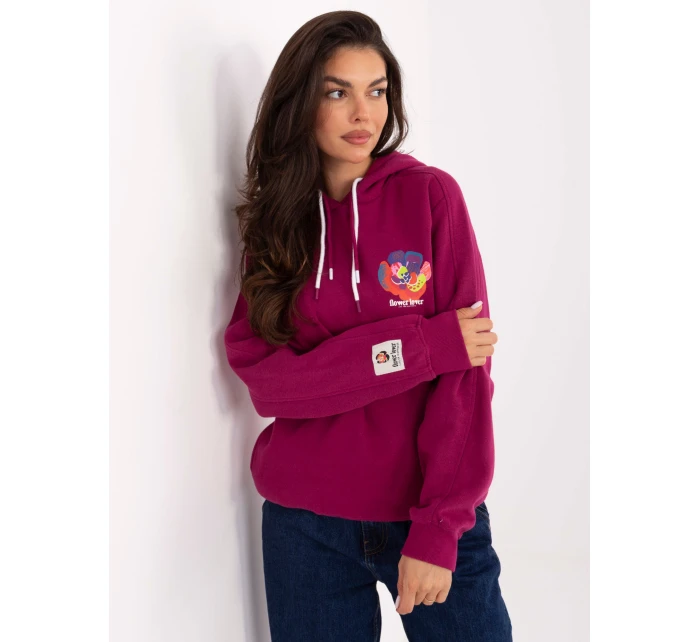 Bluza model 21378644 fuksjowy - FPrice Bluza model 21378644 fuksjowy - FPrice