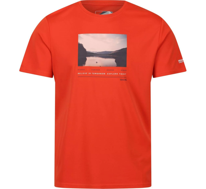 Pánské tričko Regatta Fingal VII RMT272-33L oranžové