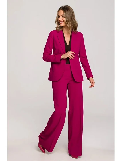 Sako s jedním knoflíkem  švestka model 22069754 - STYLOVE
