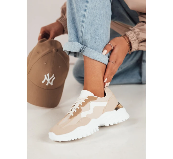 dámské tenisky béžové model 21974118 - Dstreet