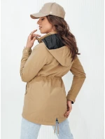 Dámská bunda tmavě béžová Dstreet model 21977358 - FashionStreet