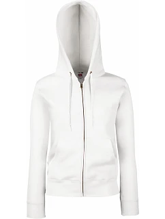 Premium LadyFit Hooded Jacket Dámská mikina s kapucí model 22455390 white - Fruit of the Loom