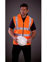 Yoko HV 008F Hi-Vis obojstranná fleecová vesta 79.008F hi vis yellow Yoko HV 008F Hi-Vis obojstranná fleecová vesta 79.008F hi vis yellow