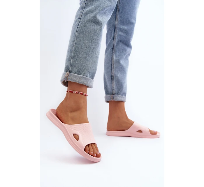 Klasické dámské žabky růžové model 21646853 - Boto