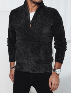 Pánsky tmavosivý sveter FashionStreet WX2237