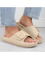 Žabky s prackou Vinceza W JAN308 beige