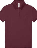 B&C My Polo 180 /women Dámske piqué polo tričko 01.W461 bordová