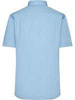 JN  keprová košile s krátkým rukávem 02.0 light blue model 22488366 - Daiber