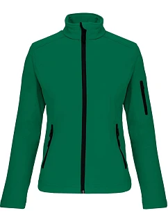 K 400 Dámská 3vrstvá softshellová bunda model 22508672 kelly green - Kariban