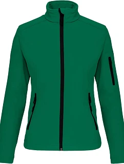 K 400 Dámská 3vrstvá softshellová bunda model 22508672 kelly green - Kariban