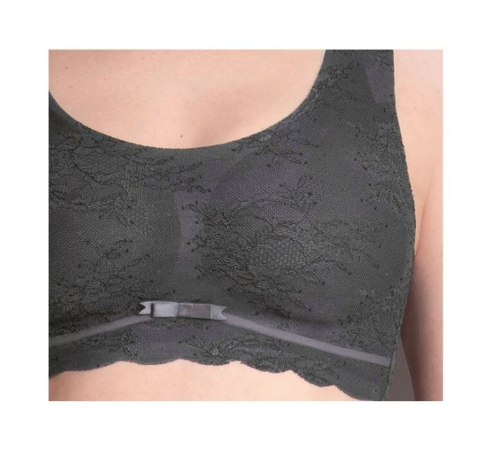 Anita Essential Lace - čipkovaná podprsenka bez kostice s vyberateľnými vypchávkami (5400) antracitová