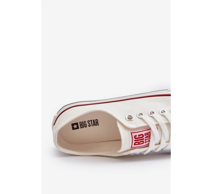 Nízké dámské tenisky Big Star model 21654837 Bílé - Big Star Shoes Nízké dámské tenisky Big Star model 21654837 Bílé - Big Star Shoes