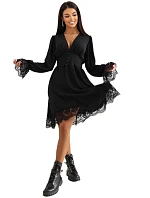 Sukienka MI SK model 22550424 czarny - FPrice Sukienka MI SK model 22550424 czarny - FPrice