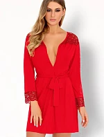 Elegantný župan Omolarina red - LivCo Corsetti