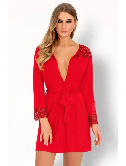Elegantný župan Omolarina red - LivCo Corsetti