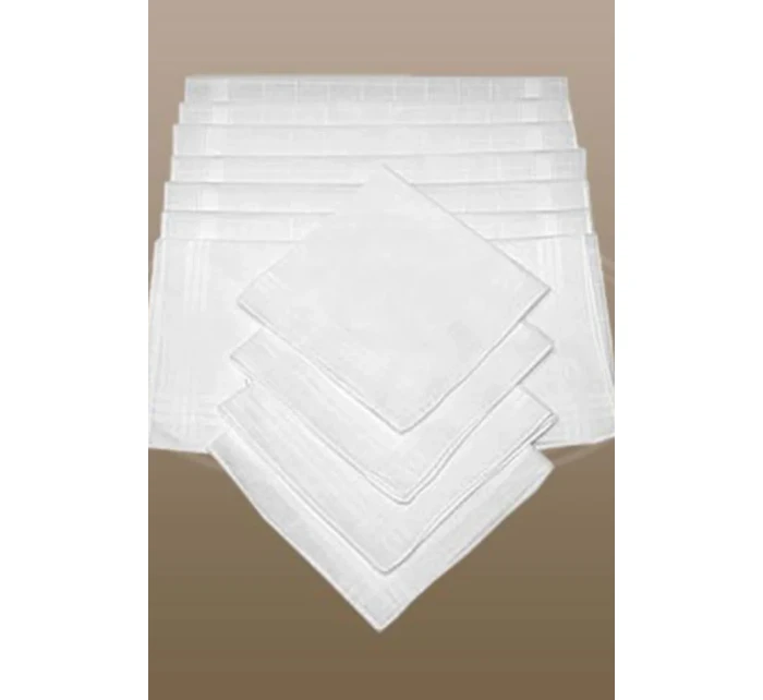 Dámske biele vreckovky CH-895 kpl=10ks