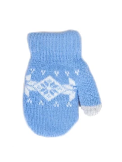 YOCLUB Rukavice RED-0020C Detský nórsky vzor