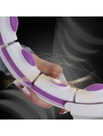 HHM17 HULA HOP BIELA/FIALOVÁ S MAGNETMI A ZÁVAŽÍM + POČÍTADLO HMS HHM17 HULA HOP BIELA/FIALOVÁ S MAGNETMI A ZÁVAŽÍM + POČÍTADLO HMS