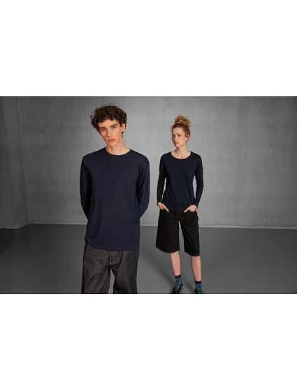 B&C #E190 LSL /women Dámské tričko z těžké bavlny s dl. rukávem model 22496325 black B&C #E190 LSL /women Dámské tričko z těžké bavlny s dl. rukávem model 22496325 black