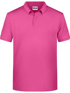 Daiber 8010 Pánske polo tričko z bio bavlny 02.8010 ružové