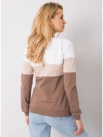 Blúzka RV BL 5787.15X bielo-hnedá Blúzka RV BL 5787.15X bielo-hnedá
