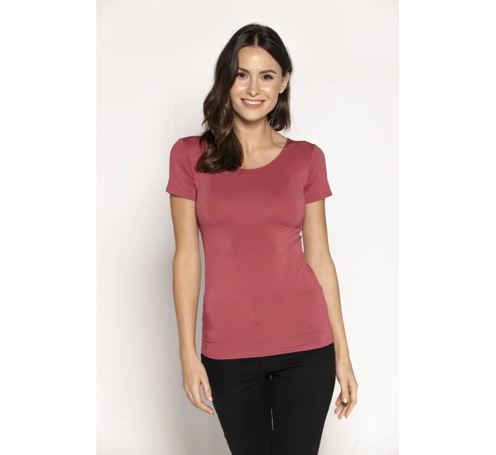 Halenka Carla s krátkým rukávem model 17596080 pink - Babell Halenka Carla s krátkým rukávem model 17596080 pink - Babell