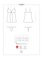 Úžasná košieľka Jennifairy babydoll - Obsessive Úžasná košieľka Jennifairy babydoll - Obsessive