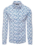 Pánska biela košeľa FashionStreet DX2467