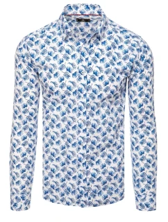 Pánska biela košeľa FashionStreet DX2467