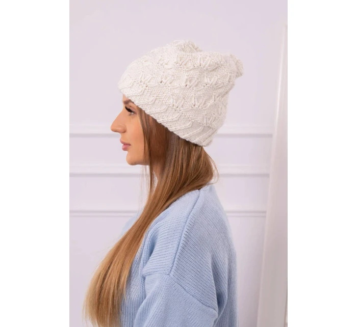 Dámska čiapka Dagmara K332 biela Dámska čiapka Dagmara K332 biela